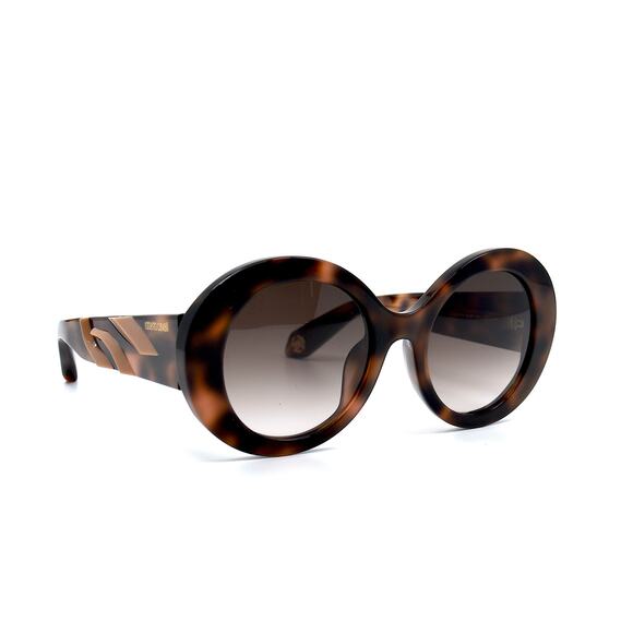 ROBERTO CAVALLI SRC010M HAVANA BROWN GRADIENT AUTHENTIC SUNGLASSES - Picture 1 of 15